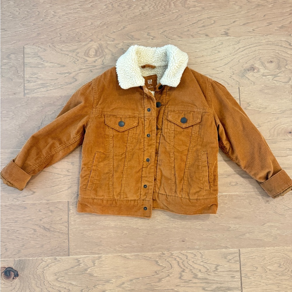 GAP kids/boys corduroy Sherpa Jacket